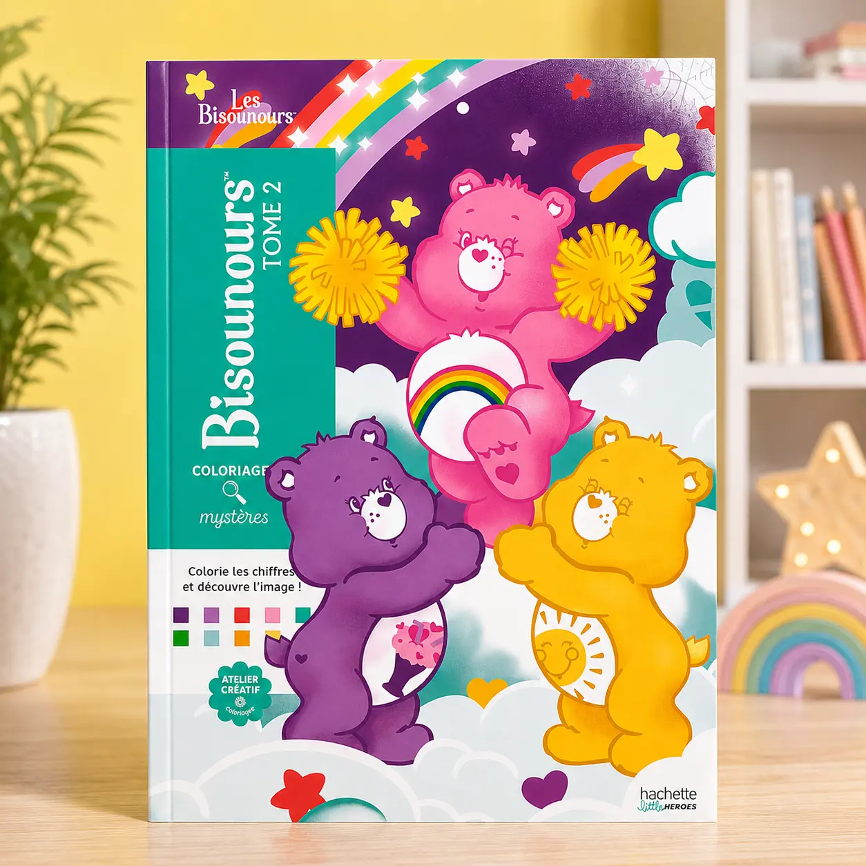 Les Bisounours Tome 2 Coloriages Mystères Paperback Coloring Book