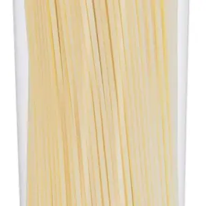 Plastic Tall Food Storage Spaghetti Noodle Pasta Container with Locking Lid Clear Dry Food Keeper Canister Cereal Crisper Box, Random Color
