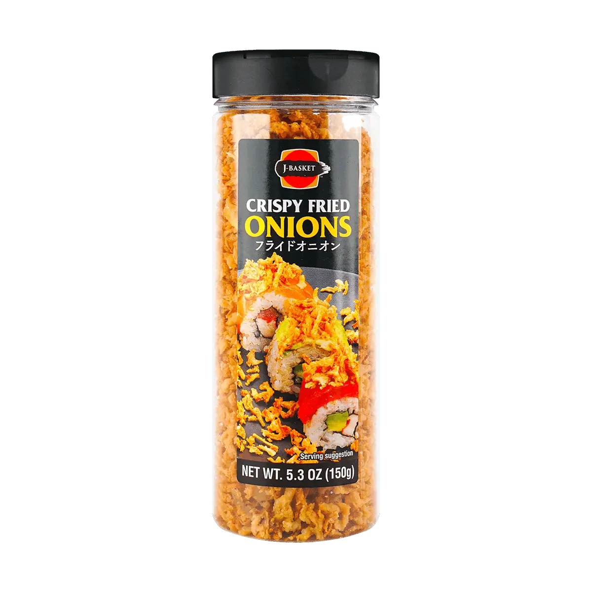 J-BASKET Crispy Fried Onion Rings 150g - Authentic Japanese Snack, Perfect for Toppings & Snacking