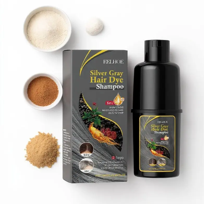 EELHOE Silver Gray Hair Toning Shampoo, 100ml (2-Pack)