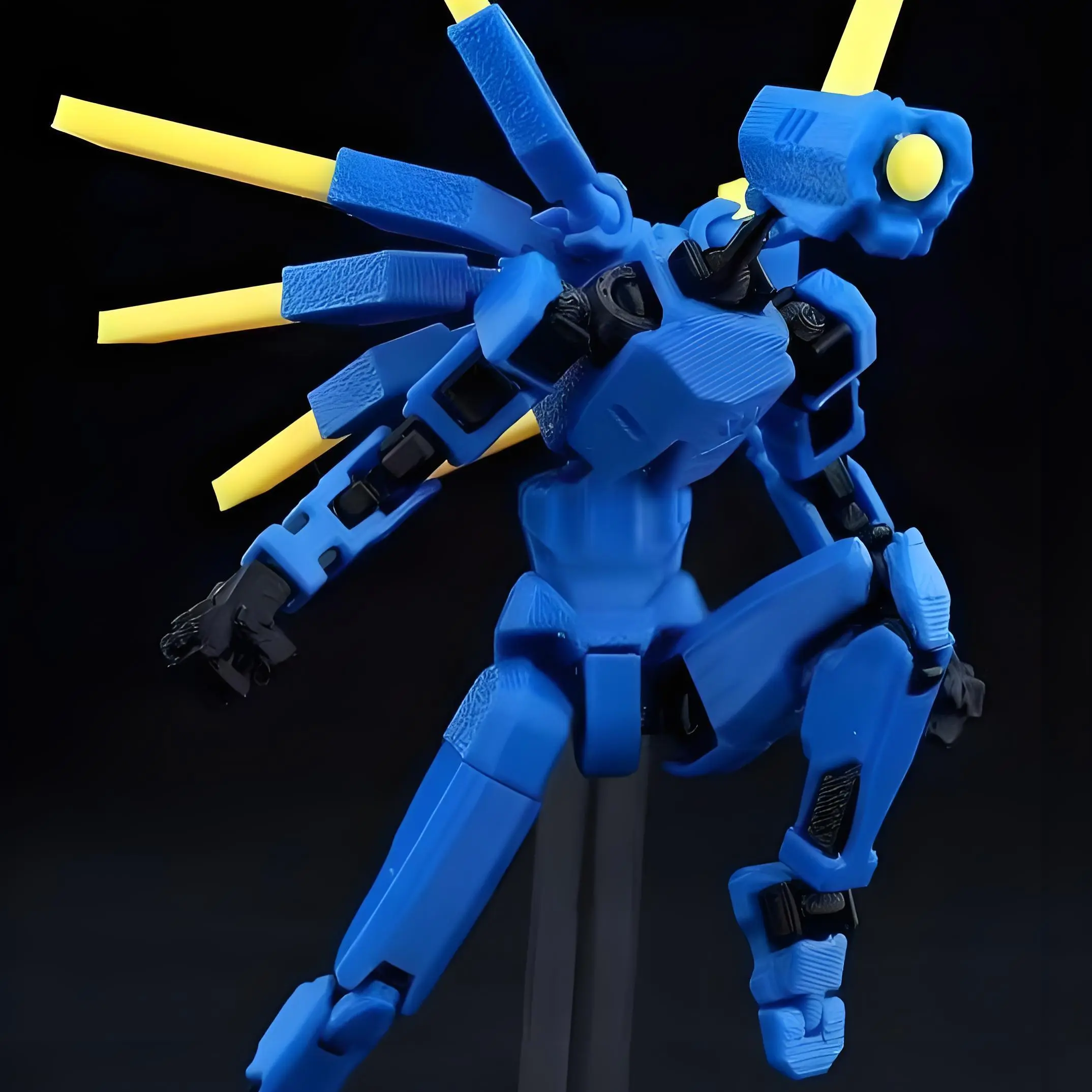 3D Printed Ultrakill V1 Series Anime Collectibles, Multi-Joint Mobile Robot Articulating Figurine, DIY Specialty Hobby Toy Gift