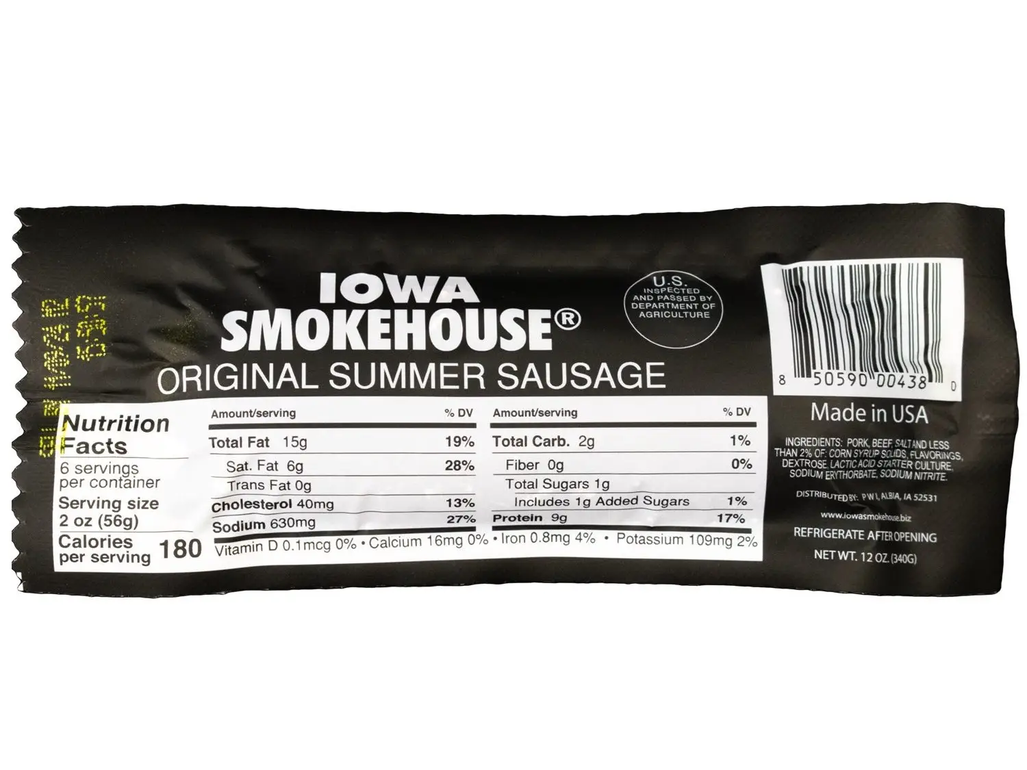 12 oz Summer Sausage Original