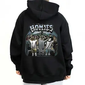 Homies Color - Lowrider Chicano Art Chicano Tattoo Gangxter Clothes Cholo Cotton Graphic Tee Hoodie Sweatshirt