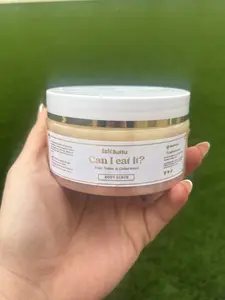Can I Eat It? Body Scrub with Safflower for Circulation Promotion & Reducing Dead Skin Cells - Luxurious Exfoliating Body Care - Cosmetic, Comfort Skincare Moisturizer