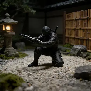 3D Printed Ninja Pen Holder, Cool Desk Decor, Transform Pens Into Samurai Swords, Perfect Office Gift, Super Awesome Desktop Accessory