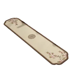 Zen Inspired Tea Mat Classical Style Table Mat Irregular Shape Tea Table Cloth Absorbent Cut to Size Dust Proof Mat