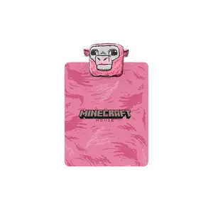 A Minecraft Movie Sheep Pillow Pouch Blanket
