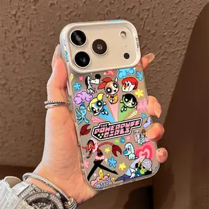 Powerpuff Girls Design Phone Case for iPhone 17 Pro Pro Max Samsung S25 Ultra S24 S23 S22 Plus 15 14 13 12 11 XS Max XR Anti Drop Hard Shell Shockproof Protective Protection