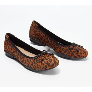 Clarks Collection Leather Ballet Flats - Sara Aster