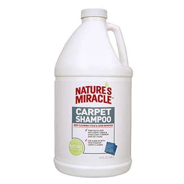 Nature’s Miracle Carpet Shampoo, Deep-Cleaning Pet Stain And Odor Remover, 64 Ounces