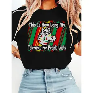 Bring humor to your wardrobe: a neutral and tolerant T-shirt printed in the United States!RAIMENTRY