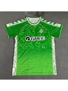 Football fan T-shirt, youth outdoor sports football 3D printed T-shirt, summer breathable fast drying Betis training suit, jersey top