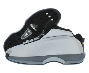 Adidas Crazy 1 Mens Shoes, Color:Silver/Black