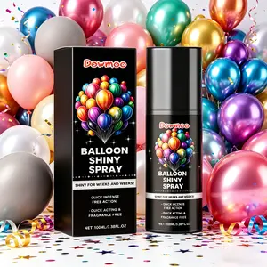Plant-Enhanced Balloon Shine Spray, 100ML Odor-Free High Glossy Shiny Finishing Spray with Gentle Formula for Party, Wedding Decor (Festive & Party Supplies)