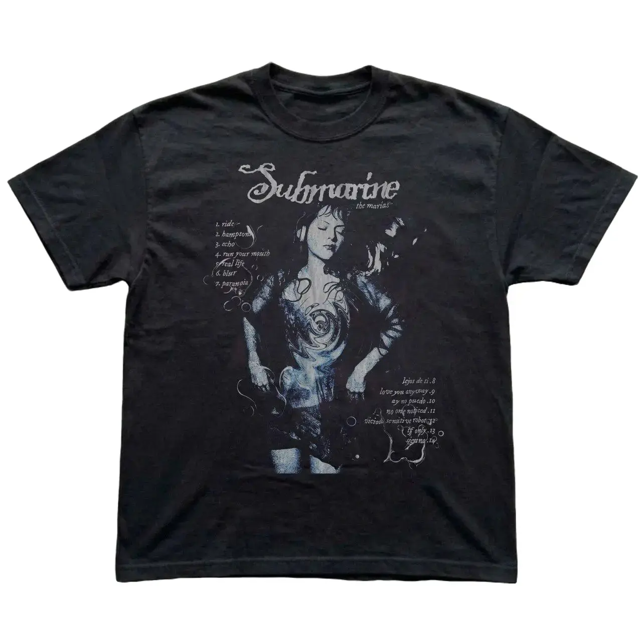 Vintage Style The Marias Submarine Graphic T-shirt Retro Music Classic Cotton Tee