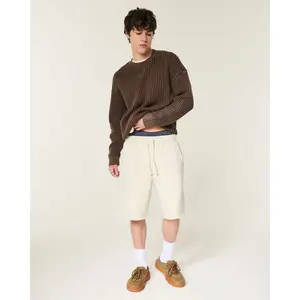 Hollister At-The-Knee Baggy Fleece Shorts