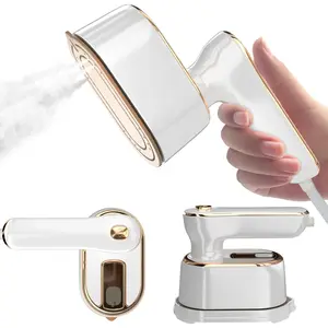 Mini Travel Steamer Iron - Portable Clothes Iron for Home, Dorm & Travel - Compact Design for Quick Touch-Ups - Essential Garment Steamer Cloudsteam