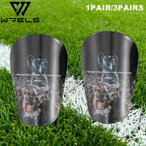 Mini Football Shin Guards Pair, Soccer Sports Knee Pads, Small Size Abs Football Protective Gear, Lightweight and Durable
