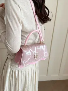 Luxury Elegant Underarm Bag, Adjustable Strap Handheld Purse, Casual Commuter Shoulder Bag, Trending 2026 Fashion Accessory, Fashionable Patterned Bag, Shoulder Crossbody Bag