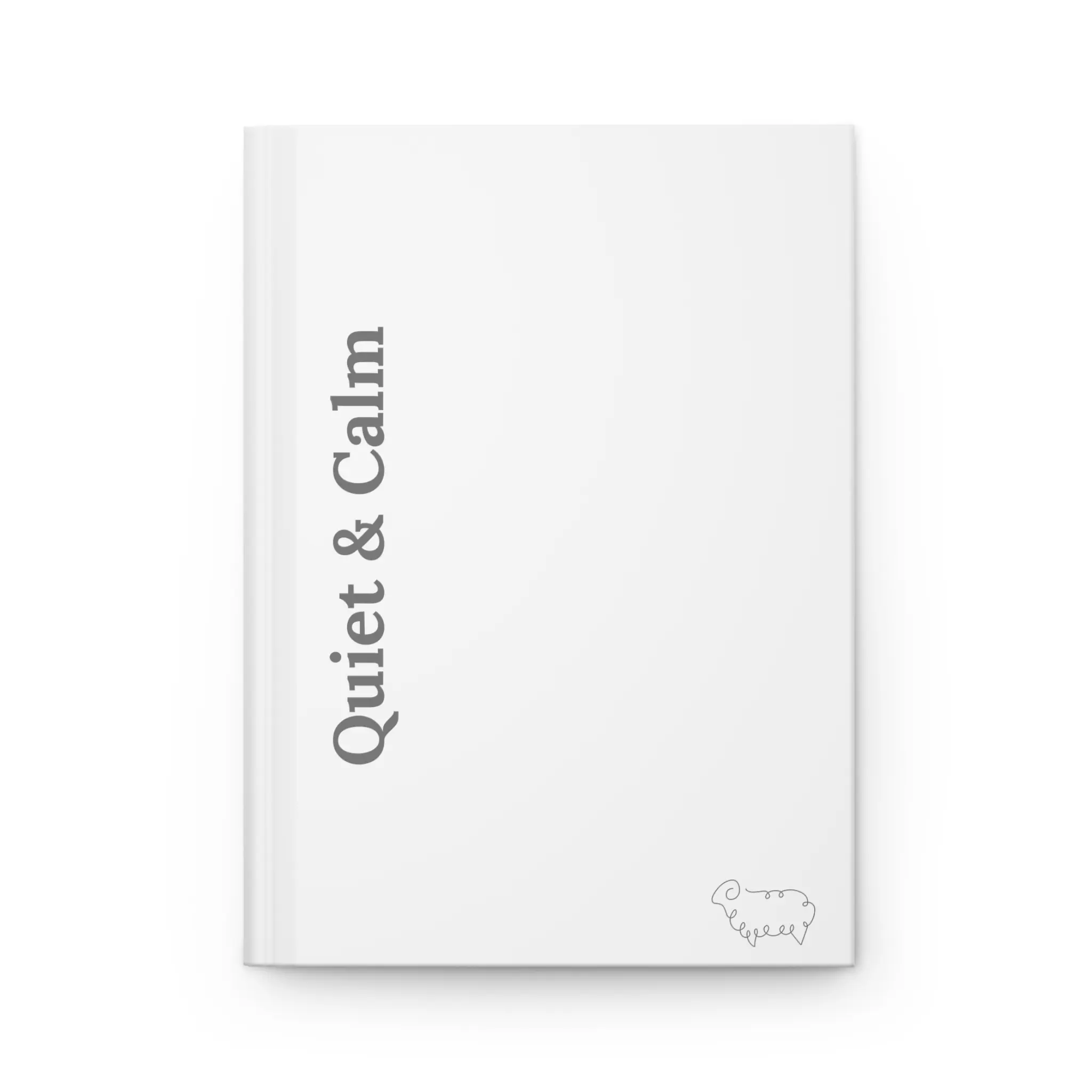 Solace™ Hardcover Journal — Quiet & Calm Minimalist Notebook for Mindfulness & Reflection