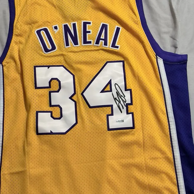 Shaquille O’Neal signed Lakers Jersey