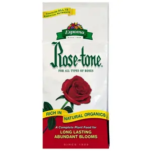 Espoma Rose-tone 6-6-4 Organic-Rich Natural Plant Food, 4 Lbs Slow-Release Formula with Balanced Feed, Nutrient Boost & Soil Enricher for All-Nutrients Support