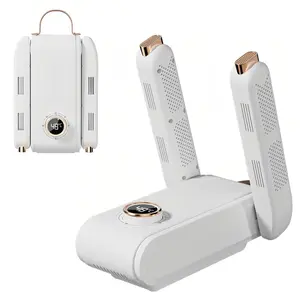 Household Shoe Dryer, Plug and Play Shoe Dryer, Portable Shoe Dryer, Foldable Shoe Drying Machine with Handle & Digital Display for Home, Office, Travel