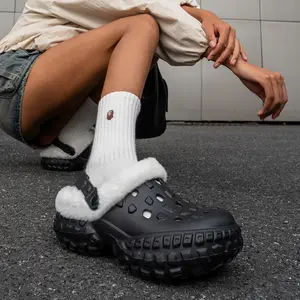 YASSIA Titan Series Plush Slippers | 5cm Street-Style Warm Slides