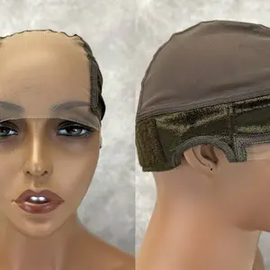 Adjustable Wig Grip Cap for Keeping Wigs in Place Non Slip Cap Let Your Wig Be Glueless Brown Band Medium Size