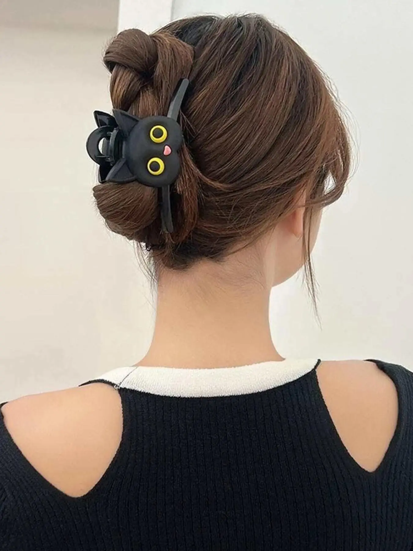 Cute Cartoon Cat Design Hair Claw, Super Cute Clips, Fun Hair Clips, Fashionable Hair Accessories for Women & Girls, Casual Versatile Hair Accessories for Daily Wear, Hairstyle Accessory, Clip In Claw