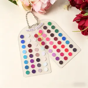 Seasonal Colour Palette Keychain, 12 Seasonal Color Acrylic Keychain | Small Portable Personal Color Analysis Palette Swatch Card | Plastic Pocket Color Chart Guide & Gift