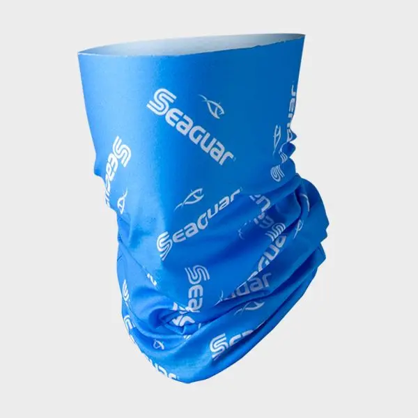 Seamless Performance Microfiber Neck Gaiter for Adults - Seamless Construction Sporty Face Covers & Mask, 20 inches x 10 inches Wrap Fit Face and Neck Cover, Multi-Functional Outdoor Headwear with Seaguar Logo Print, One-Size