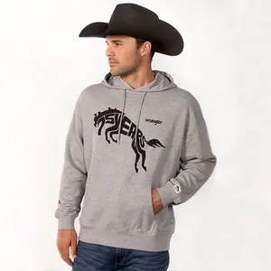 WRANGLER MEN JACKET GRY GODY HORSE LOGO 112318212