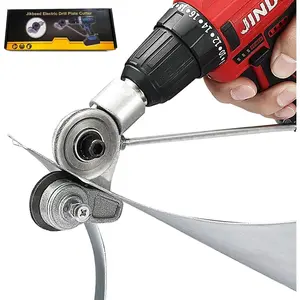 Swiilpo Metal Nibbler Drill Attachment - Electric Drill Shears Attachment Cutter Nibbler, Sheet Metal Cutter Tool Adapter, Specifically Designed for Cutting Flat Metal Sheets of 21 Gauge and BelowQuesear