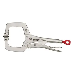 11 in. Torque Lock Locking C-Clamp with Swivel Jaws