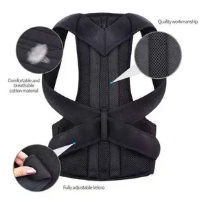 Adjustable Back Correction Brace with Support Plates, Unisex Compression-Type Protective Gear, Adult Anti-Hunchback Fixing Belt for Cross-Border Sports & Outdoor Use