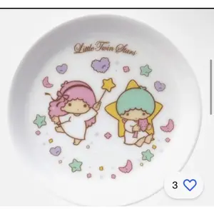 Little Twin Stars Sanrio Cake Plate Star Dream 4.1 Inches Kamari