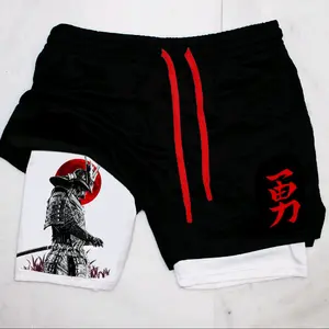 Shogun Samurai "2 in 1  "Gym Shorts