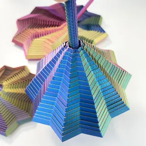 3D Printed Spiral Stress Relief Toy, Fidget Star Rotating Handle, Smooth Visual Sound Therapy, High Aesthetic Pressure Relief Gift