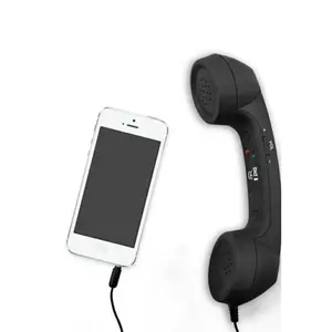 Retro Telephone Handset, Retro Telephone, 2026 New Model Bluetooth Retro Telephone Handset, Retro Telephone To Landline Adapter, Connectable To Mobile Phones, with Answer Button, Microphone Speaker (black)