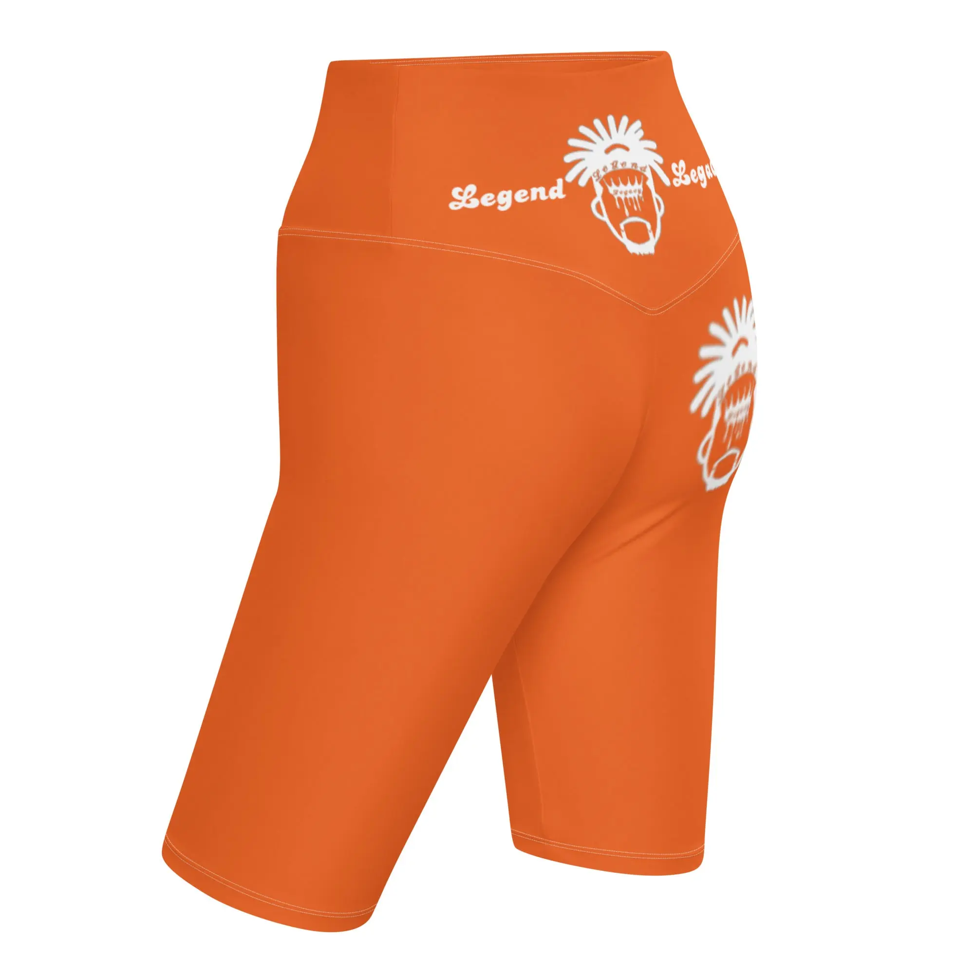 Legend Legacy Orange Biker Shorts