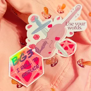 Baldurs Gate 3 Vinyl Sticker, Waterproof