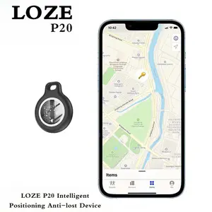 GPS Tracker ,Mini Trackers Device with Weatherproof Case-No Monthly Fee-BestHidden GPS Trackers,Anti-lost Device,Works with Apple ,For lOS