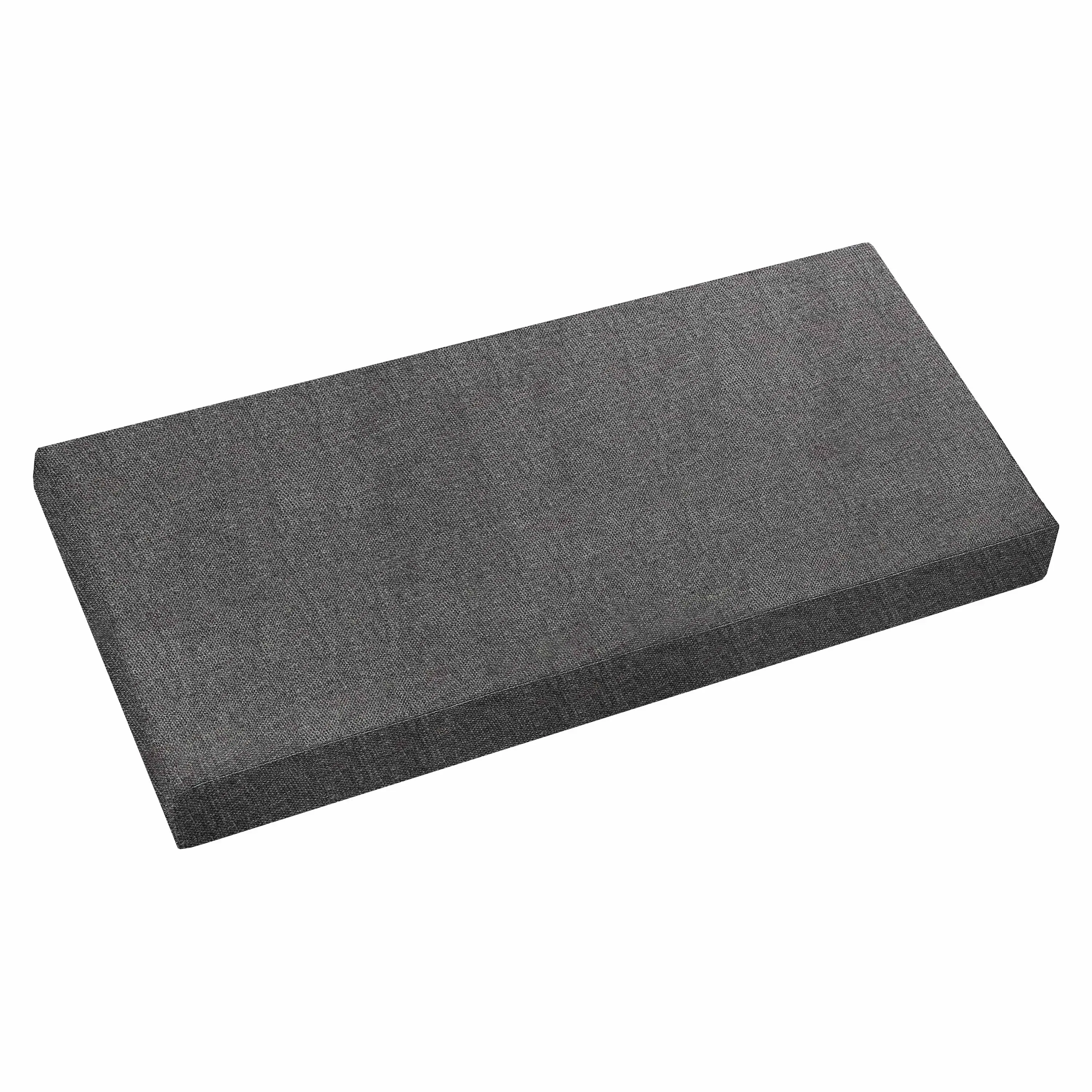 ColourTree Custom Size Grey Bench Cushion for Indoor/Outdoor Patio Furniture/Chair/Window Seat, Premium 70D Foam (Custom Sizes/Colors/Thickness) (3 Inch Thick)