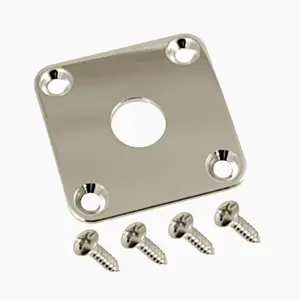 Square Jackplate for Les Paul Nickel