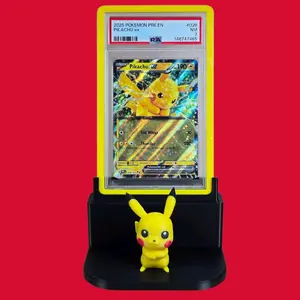 Pikachu Pokemon Card Display for PSA/ Mag (One-Touch) Case/Toploader