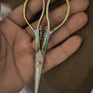 Stainless Steel Precision Curved Scissors, Multipurpose Professional Scissors for Cutting Fabric, Paper and Crafts, Home and Office DIY Sewing Supplies, Paper Cutters