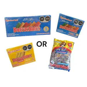 La Coculense Borrachines – Assorted Artificially or Rompope Flavored Milk Candies                                                  Top box: 60 Pieces (1 lb 6.4 oz / 635 g)  box: 24 Pieces (10.9 oz / 310 g)