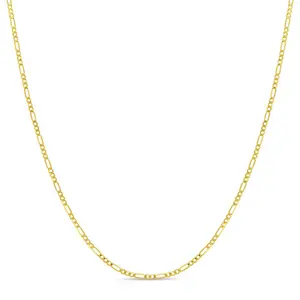 14k Gold Figaro Link 14" - 16" Baby / Toddler / Young Girls Chain 14k Gold Figaro Link 14" - 16" Baby / Toddler / Young Girls Chain
