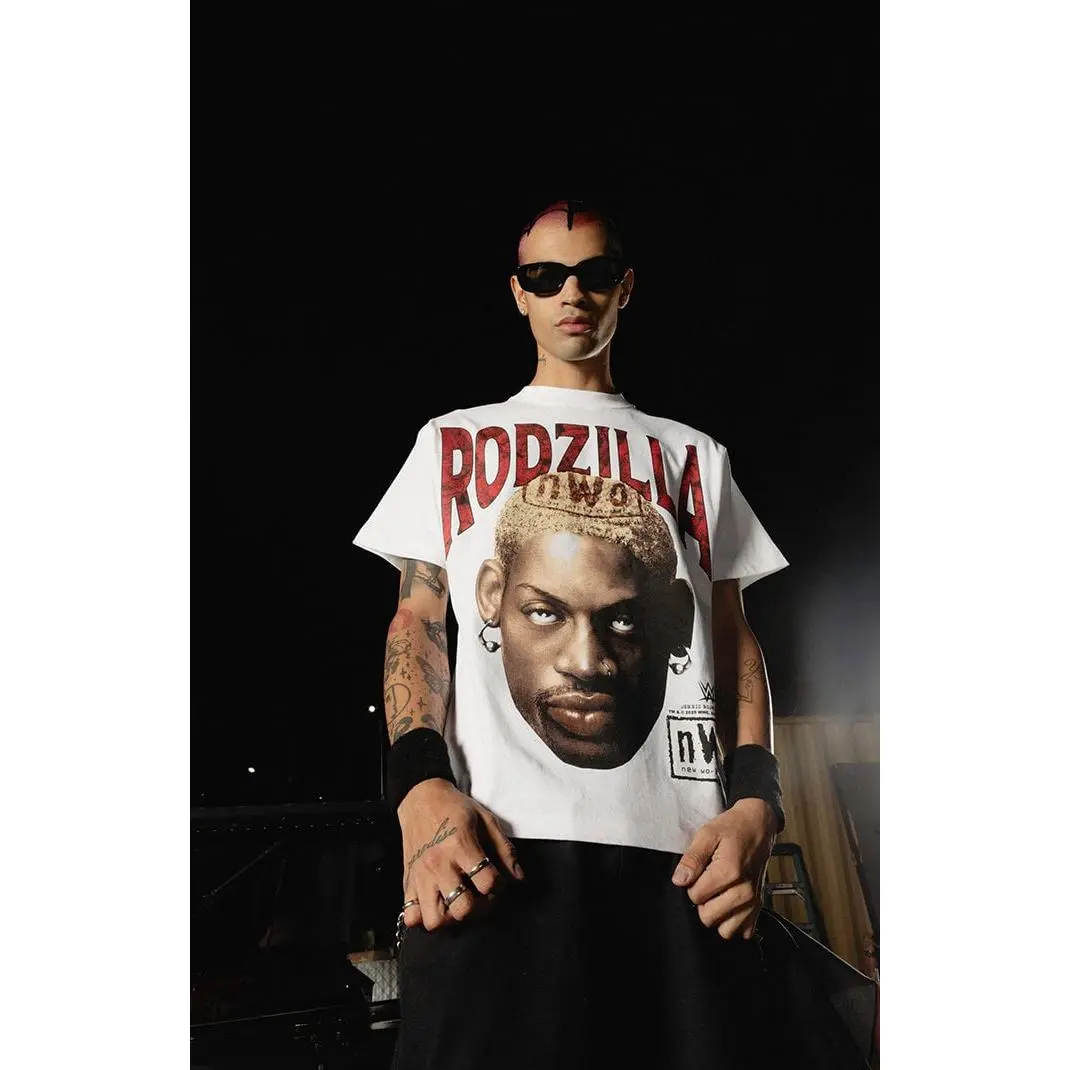 RODMAN BRAND Men's x nWo Grail T-Shirt - Multicolor